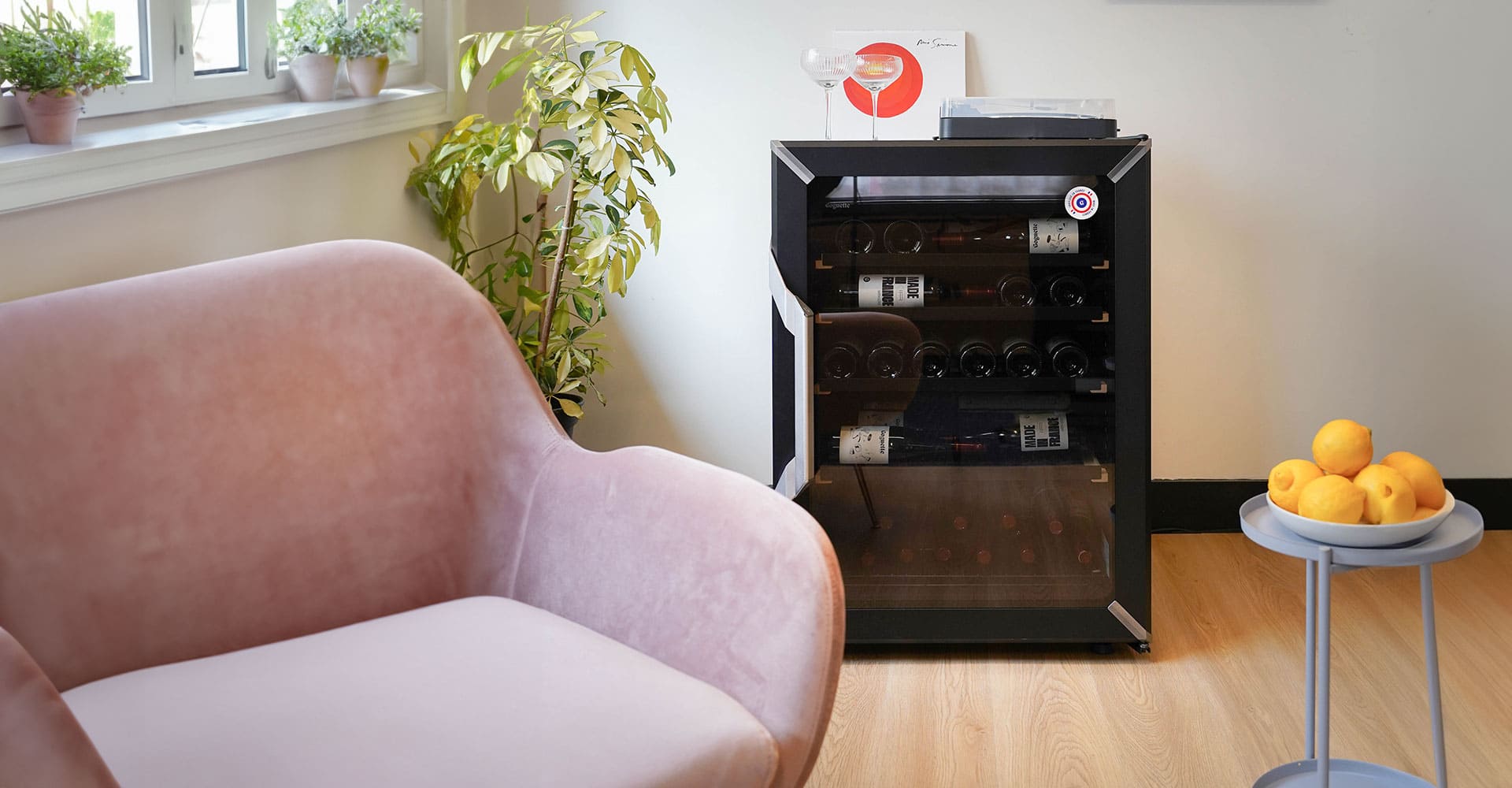 Design wine fridge in