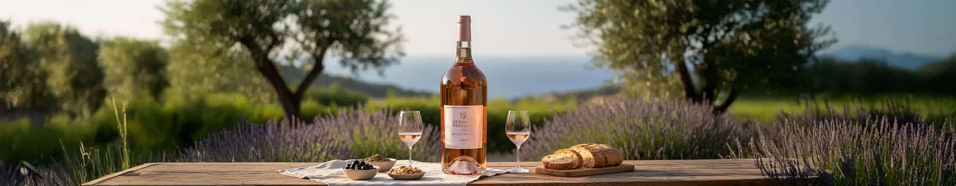 Grande bouteille de rosé